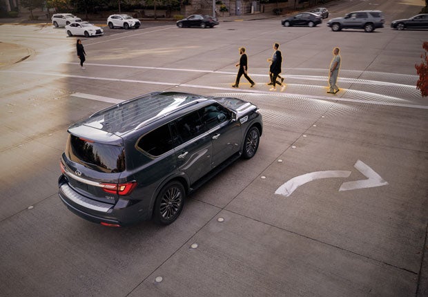 2024 INFINITI QX80 Key Features - PREDICTIVE FORWARD COLLISION WARNING | INFINITI of Columbus in Dublin OH