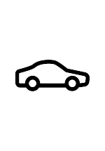Black car rental assistance icon