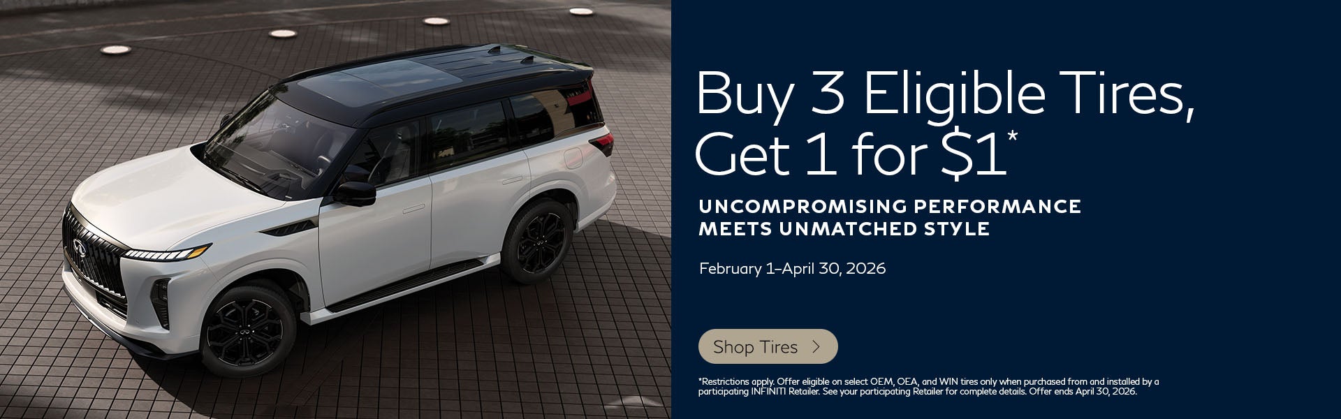 Receive $125 Off on Eligible Tires