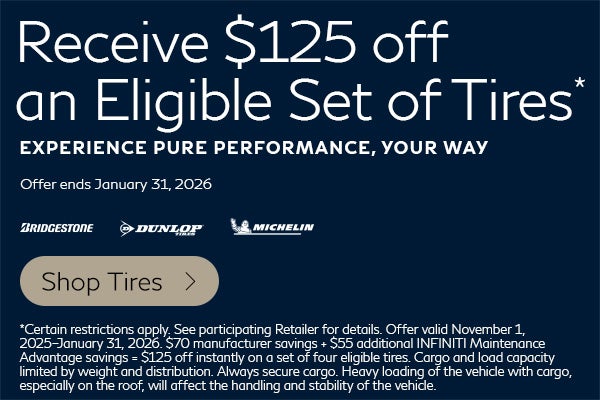 Receive $125 Off an Eligible Set of Tires